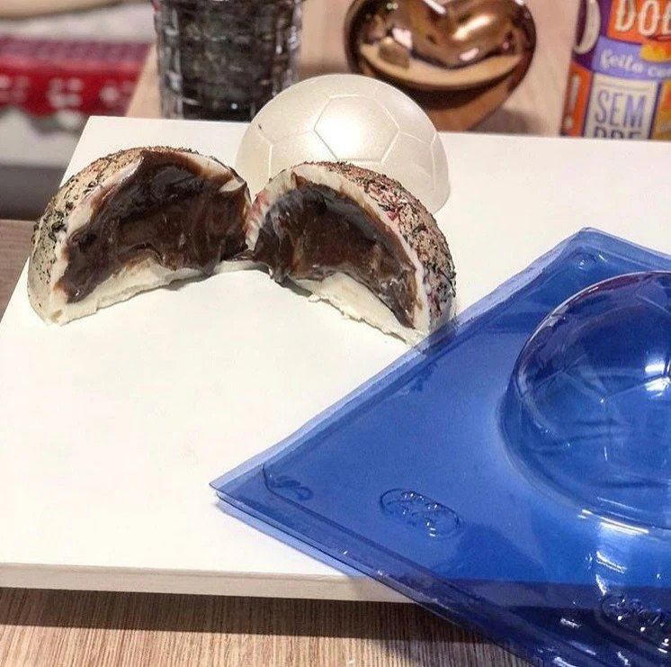 Molde para chocolate Bola (Especial 3 partes)