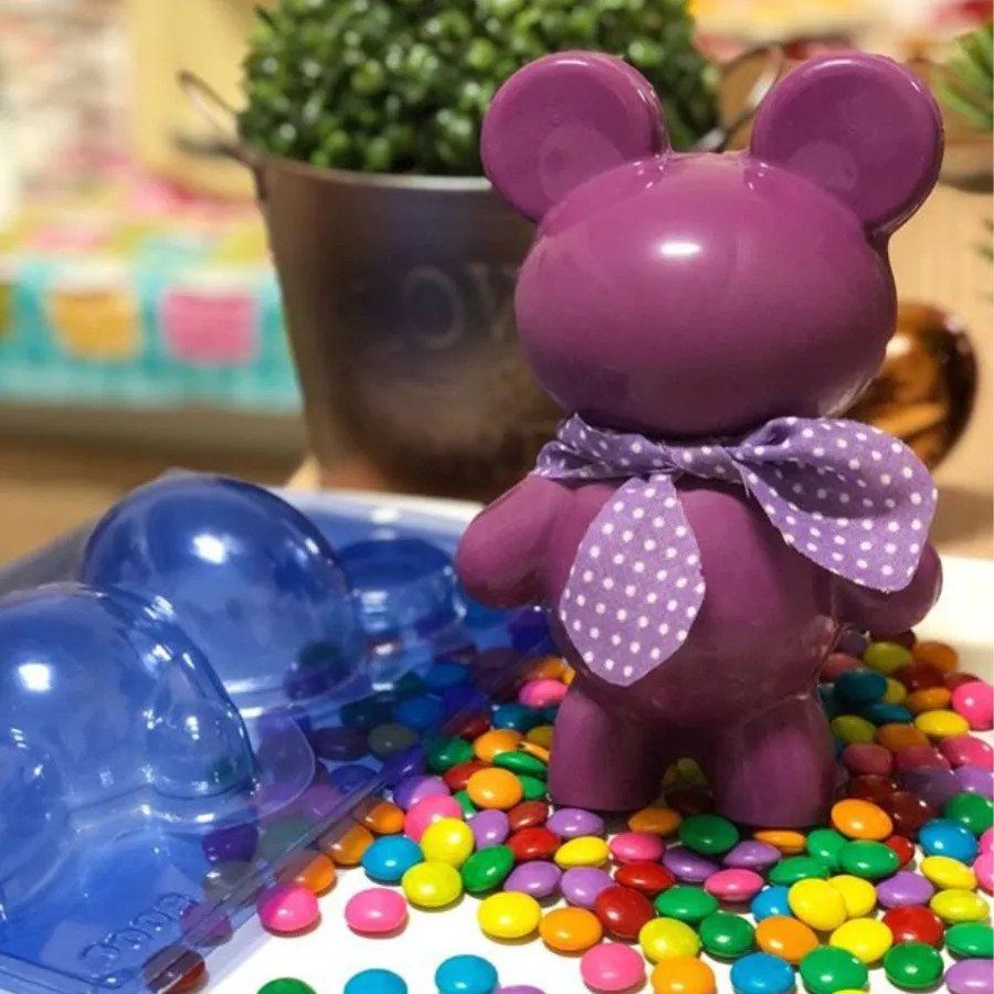 Molde para Chocolate Ursinho ( Especial 3 partes )