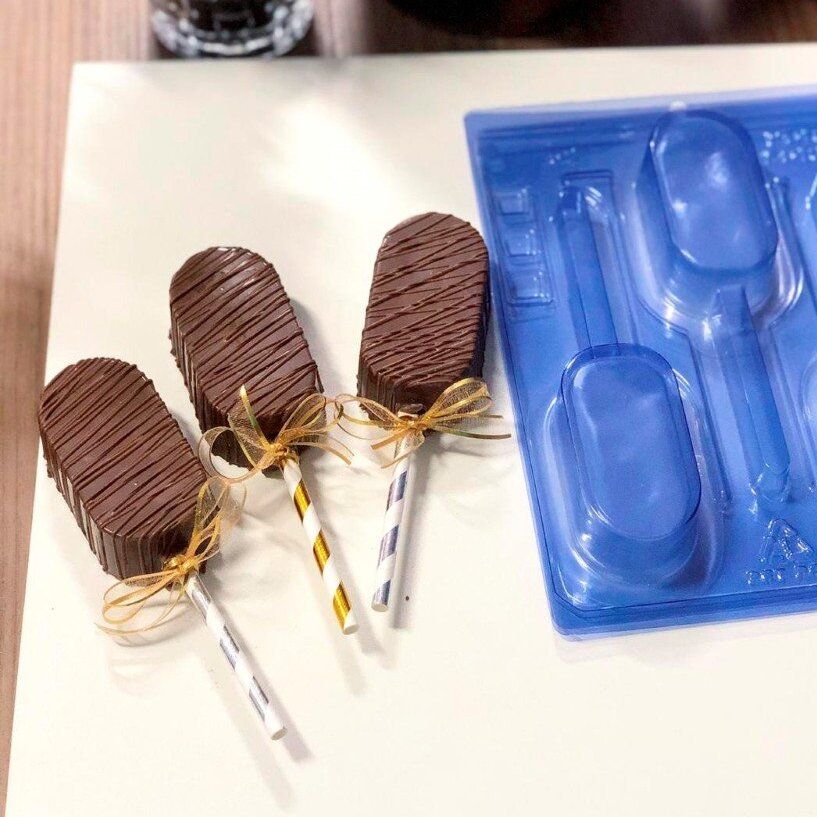 Molde para Chocolate Popsicle (Especial 3 partes)
