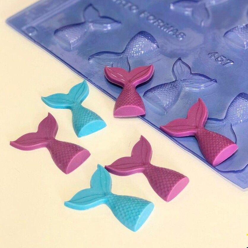 Molde para Chocolate Calda de Sereia 