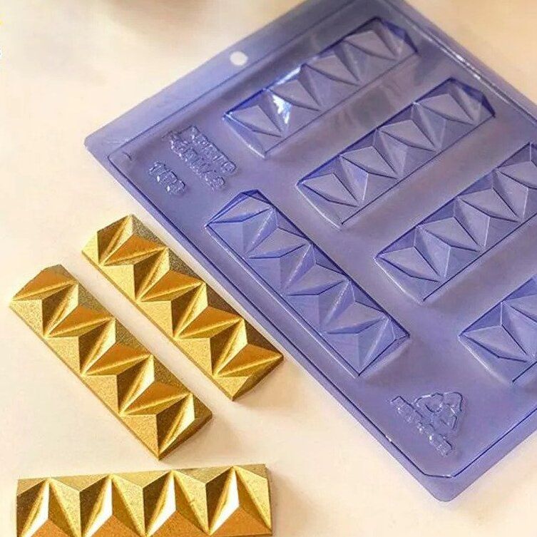 Molde para Chocolate Tirinhas