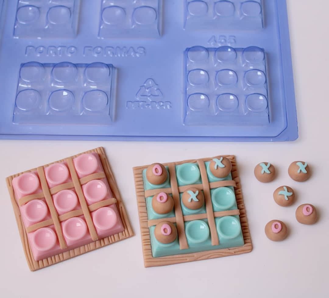 Molde para Chocolate Tablete Bolhas