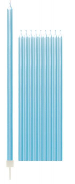 Velas Altas Azul Bebé