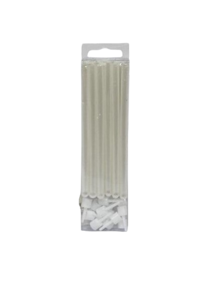 Vela branca 10 cm 
