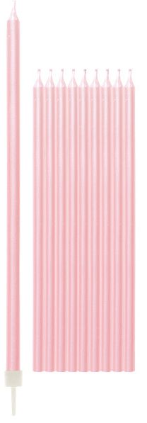 Vela Rosa 10  cm 