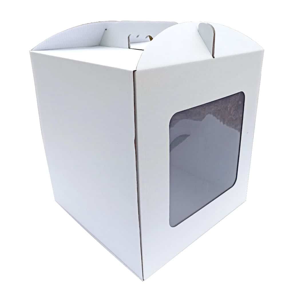 Caixa Alta de Cartão C/ Janela 20cmx20cmx20cm