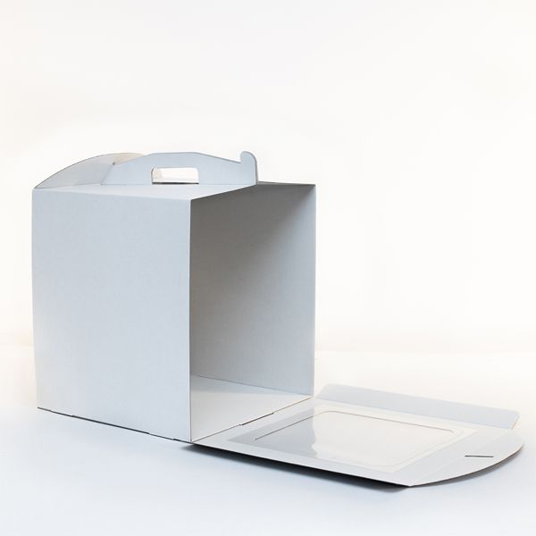 Caixa Alta de Cartão C/ Janela 26cmx26cmx25cm