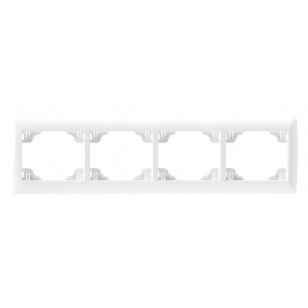 Strada 70941-tbr-espelho-quadruplo-horizontal-branco