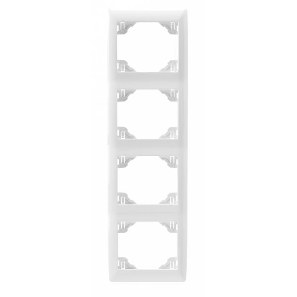 Strada 70942-tbr-espelho-quadruplo-vertical-branco