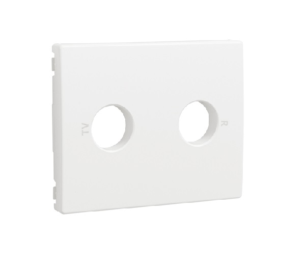 Strada 70776-tbr-centro-para-tomada-r-tv-branco