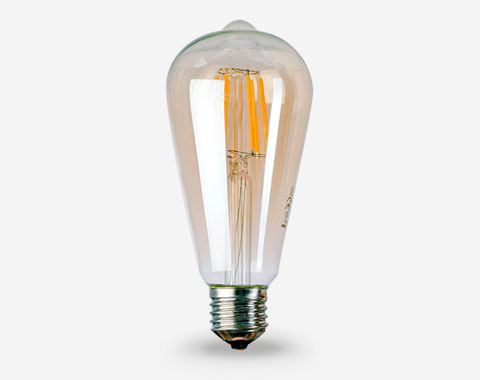 Strada 6w-lampada-st64-filam-led-e27-3000k-ambar-064063fa