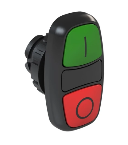 Strada botao-duplo-faceado-ip66-pulsador-verde-vermelho-weg