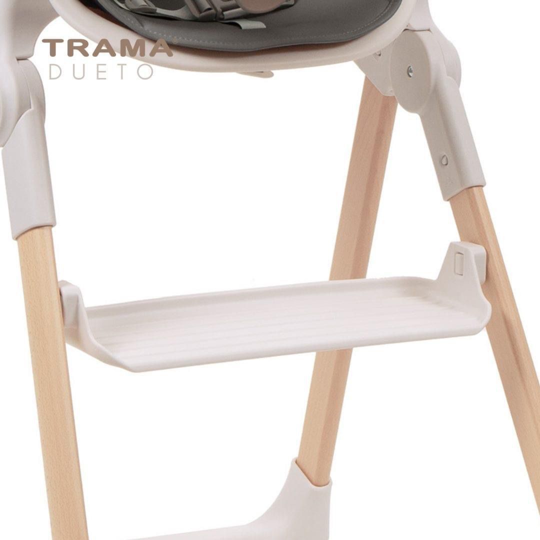 Cadeira de Mesa Dueto Cinza TRAMA