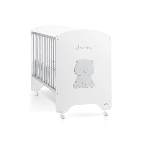 Berço Dream Bear Branco/Prata