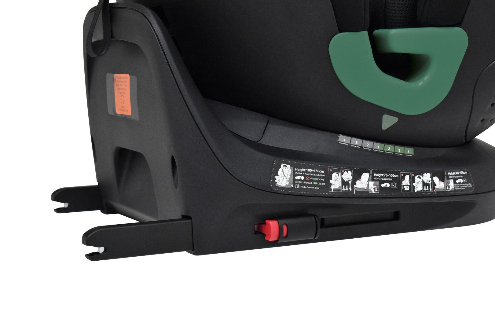Cadeira Auto Rodeá + I-Size 40-150cm (0-36kg)