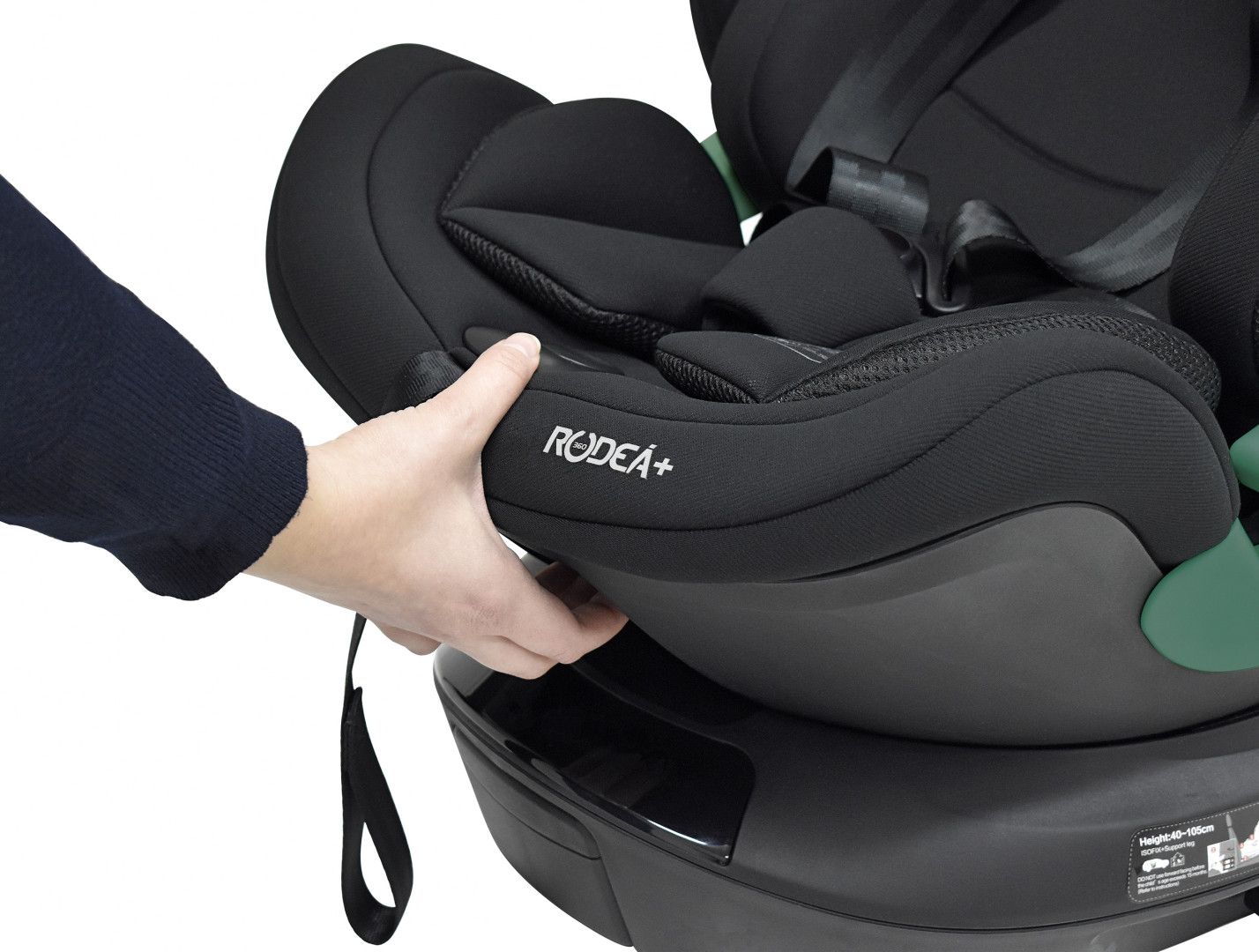 Cadeira Auto Rodeá + I-Size 40-150cm (0-36kg)
