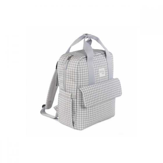 Mochila I Love Vichy Cinza