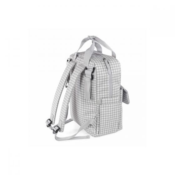 Mochila I Love Vichy Cinza