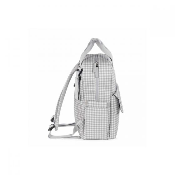 Mochila I Love Vichy Cinza