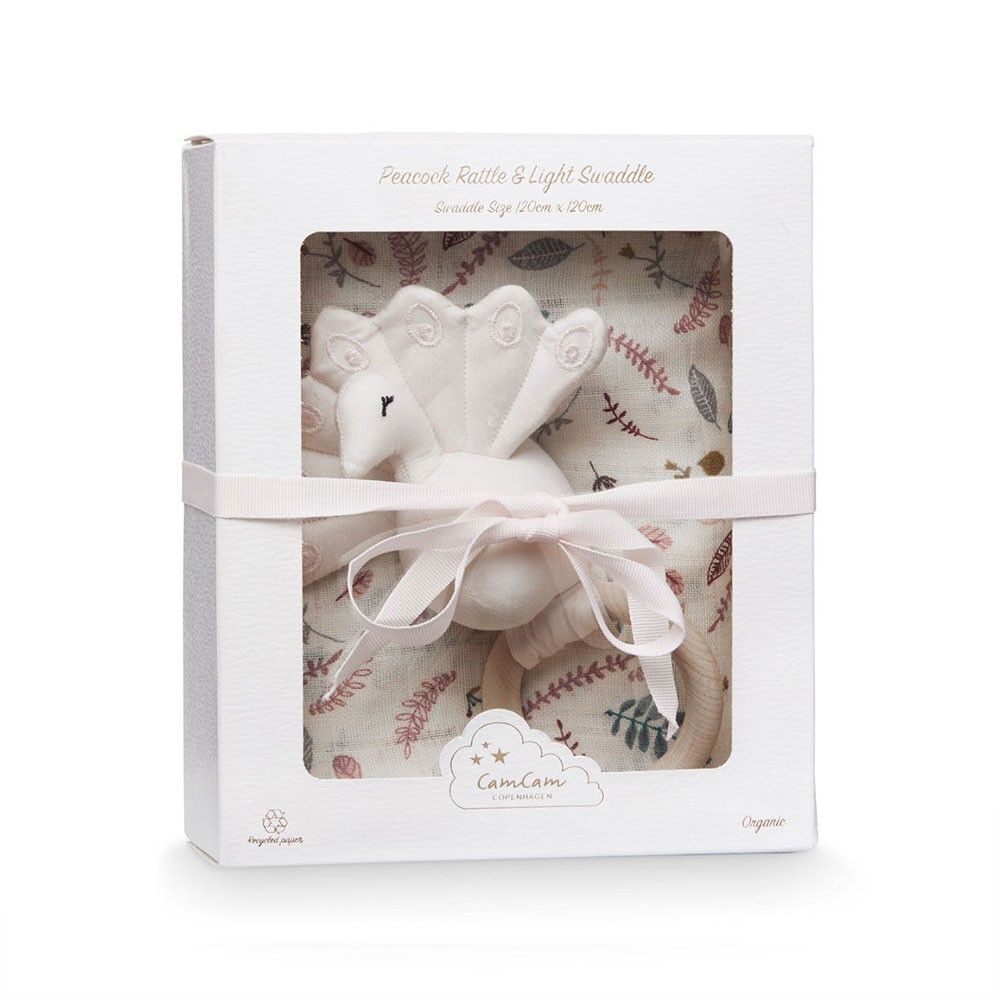 Gift Box C/swaddle And Peacock