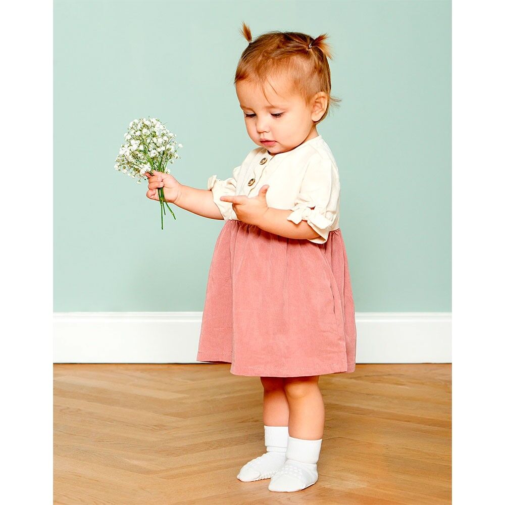 Meias Anti-derrapantes Bambu Off White