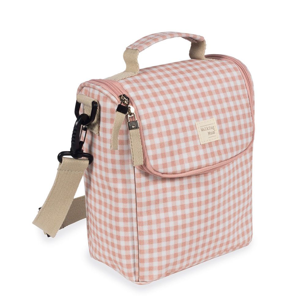 Lancheira I Love Vichy Rosa