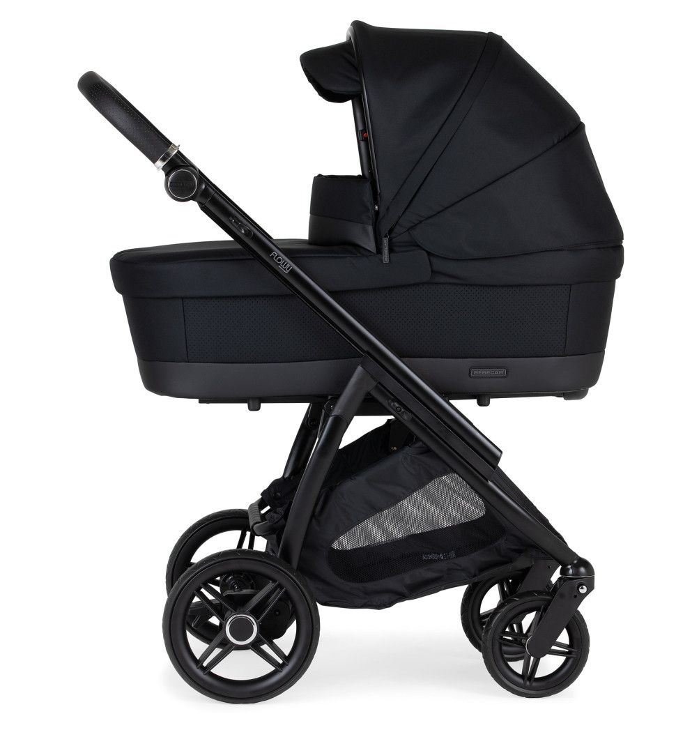 Flowy Duo, Carrinho + Alcofa com colchão softFRESH ,Chassis Preto Mate Specials KP426 Bébécar