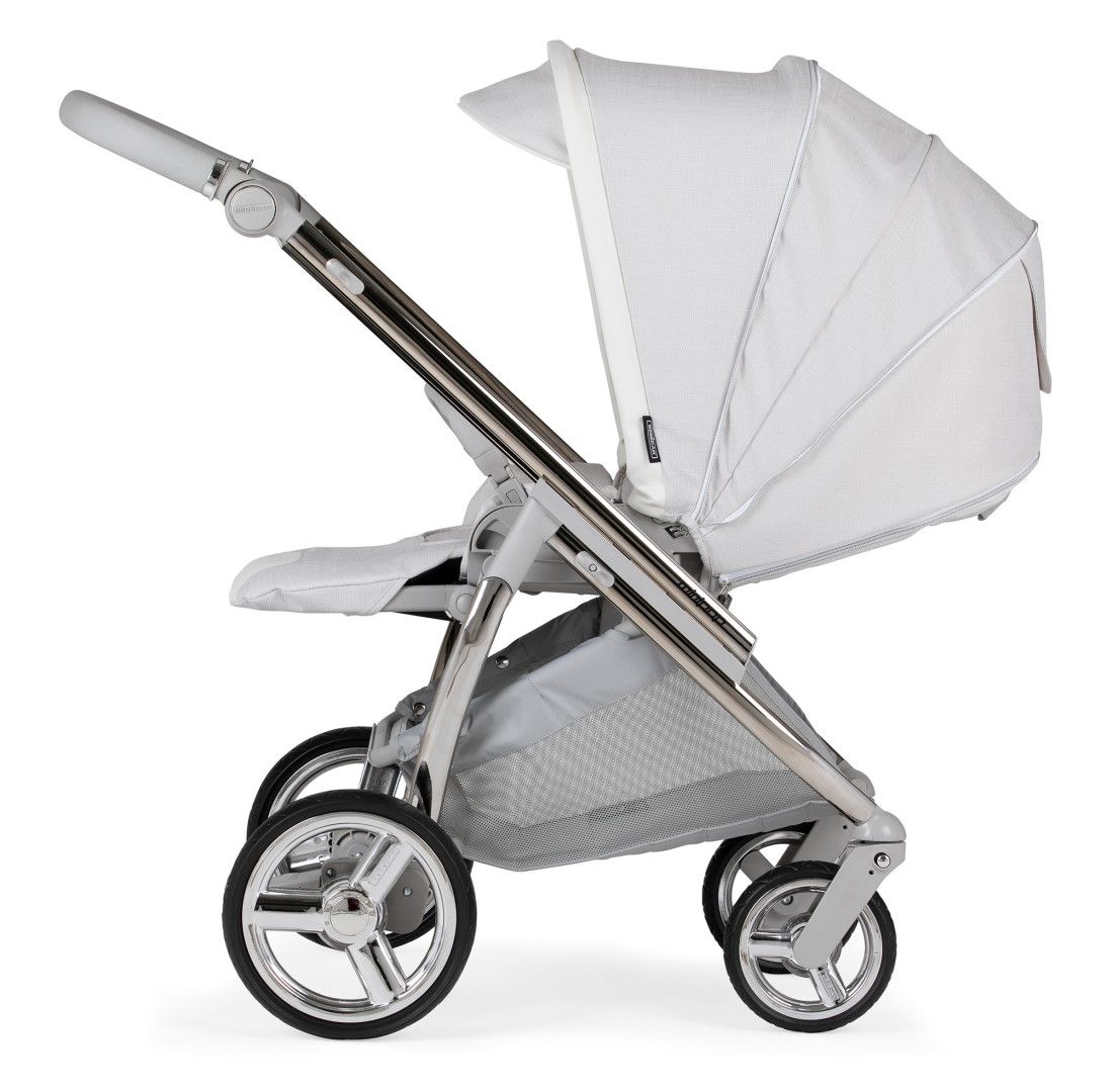 Trio Minipop, Carrinho + Alcofa com Colchão SoftFresh + Babycoque Reclinável Easymaxi XL-i, Chassis Cromado Specials KP451 Bébécar