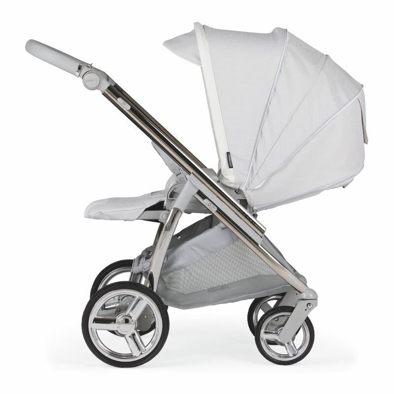 Trio Minipop, Carrinho + Alcofa com Colchão SoftFresh + Babycoque Reclinável Easymaxi XL-i, Chassis Cromado Specials KP453 Bébécar