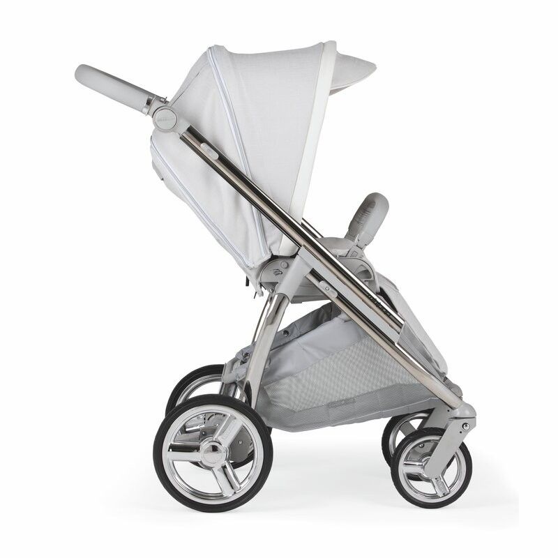 Trio Minipop, Carrinho + Alcofa com Colchão SoftFresh + Babycoque Reclinável Easymaxi XL-i, Chassis Cromado Specials KP453 Bébécar