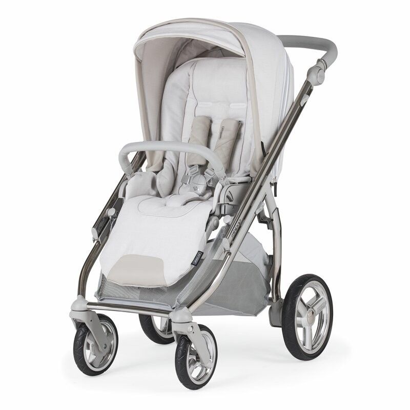 Trio Minipop, Carrinho + Alcofa com Colchão SoftFresh + Babycoque Reclinável Easymaxi XL-i, Chassis Cromado Specials KP456 Bébécar