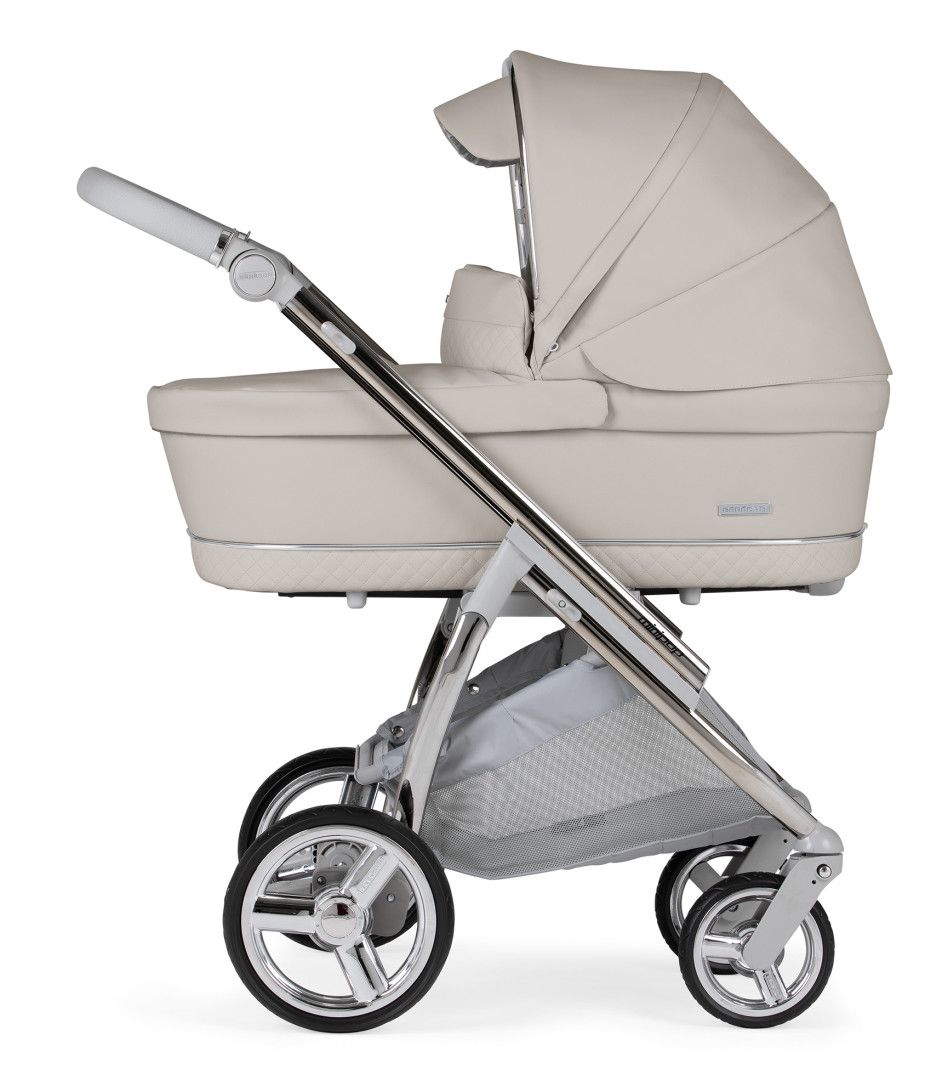 Trio Minipop, Carrinho + Alcofa com Colchão SoftFresh + Babycoque Reclinável Easymaxi XL-i, Chassis Cromado Specials KP456 Bébécar