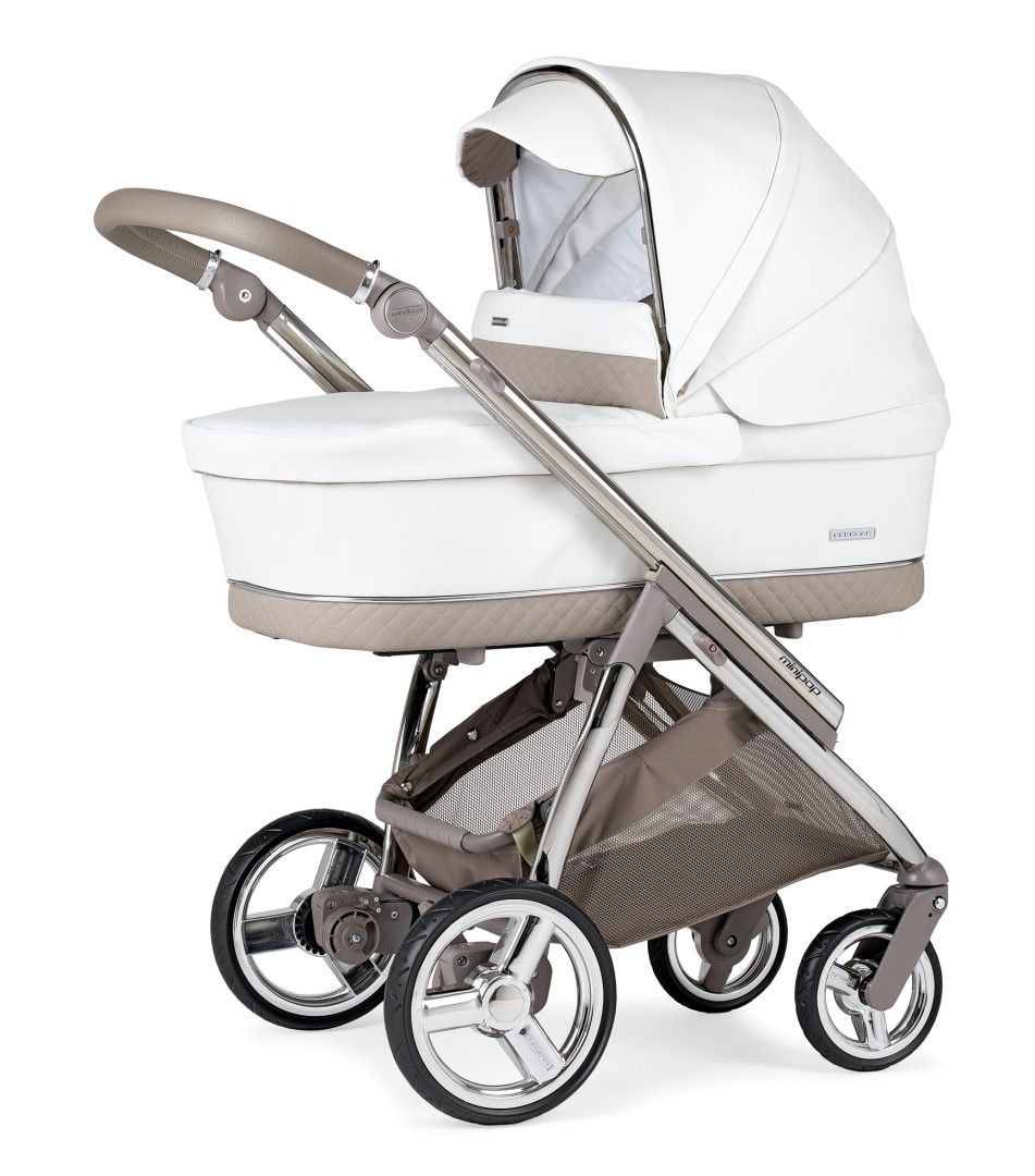 Trio Minipop, Carrinho + Alcofa com Colchão SoftFresh + Babycoque Reclinável Easymaxi XL-i, Chassis Cromado Specials KP458 Bébécar
