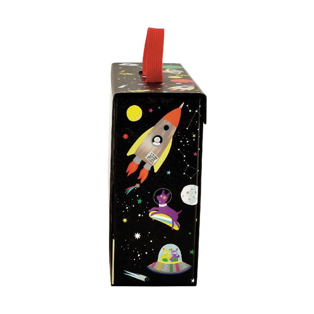 Caixa De Jogos De Madeira Space