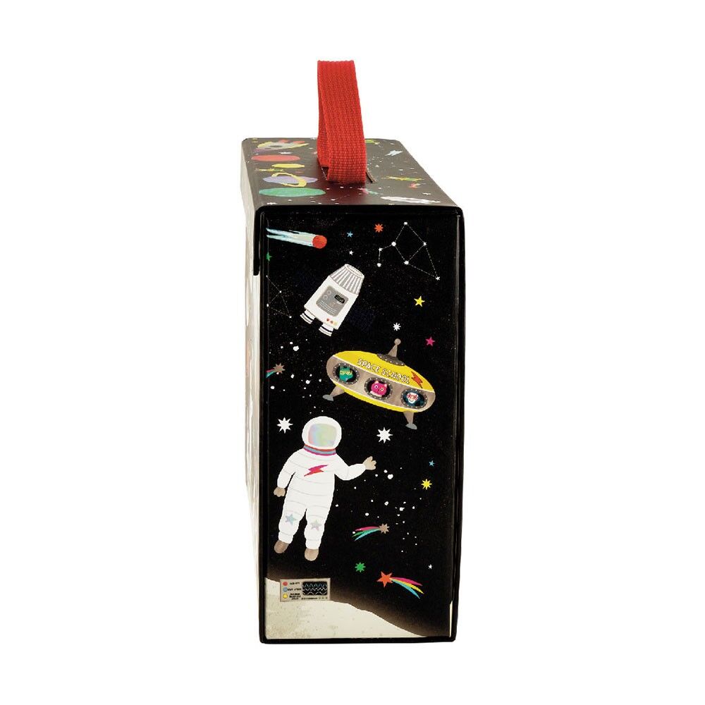 Caixa De Jogos De Madeira Space