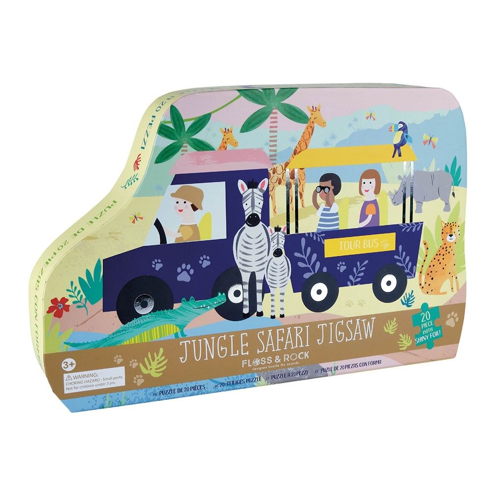 Puzzle Crocodilo Selva 20 Peças
