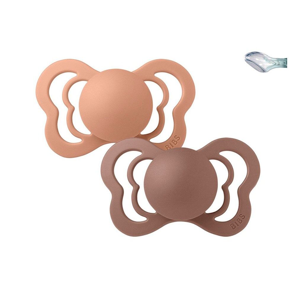 2 Chupetas Bibs Couture Silicone