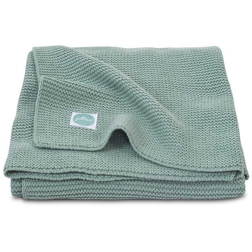 Manta de Tricô Verde