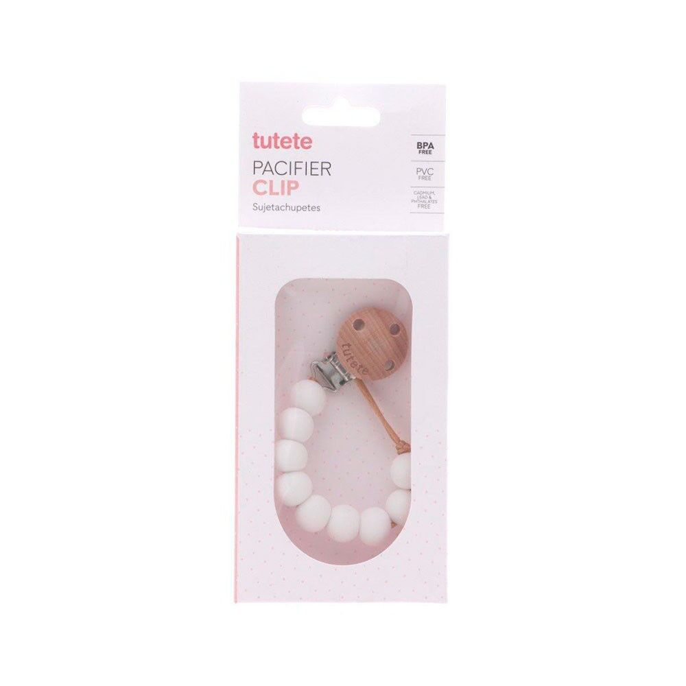 Prendedor Chupetas Silicone Pure Cotton