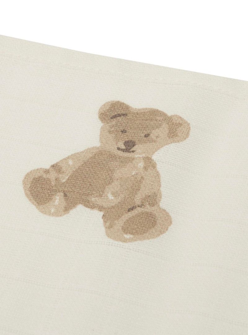 Conjunto de 3 Musselinas 70x70cm Teddy Bear