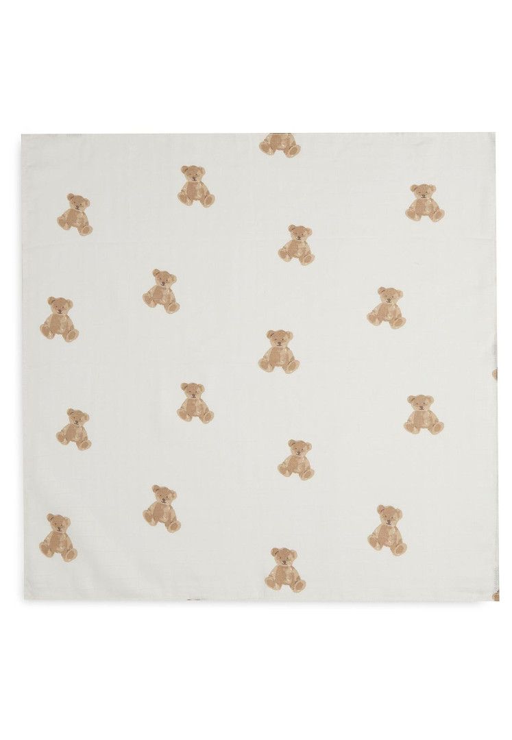 Conjunto de 3 Musselinas 70x70cm Teddy Bear