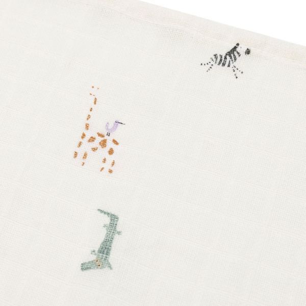 Conjunto de 3 Musselinas 70x70cm Jungle Jambo