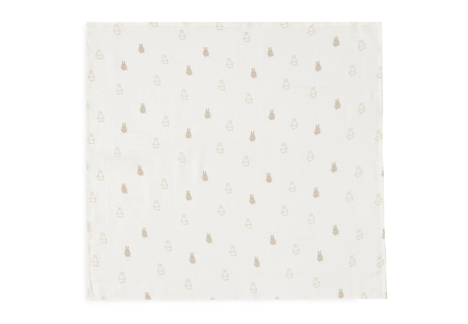 Conjunto de 3 Musselinas 70x70cm Miffy Cream