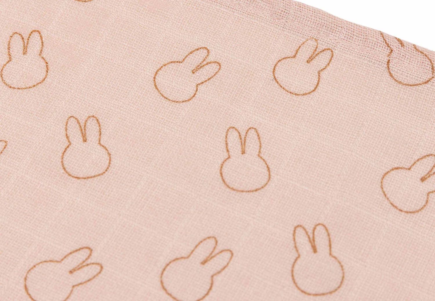 Conjunto de 3 Musselinas 70x70cm Miffy Rose