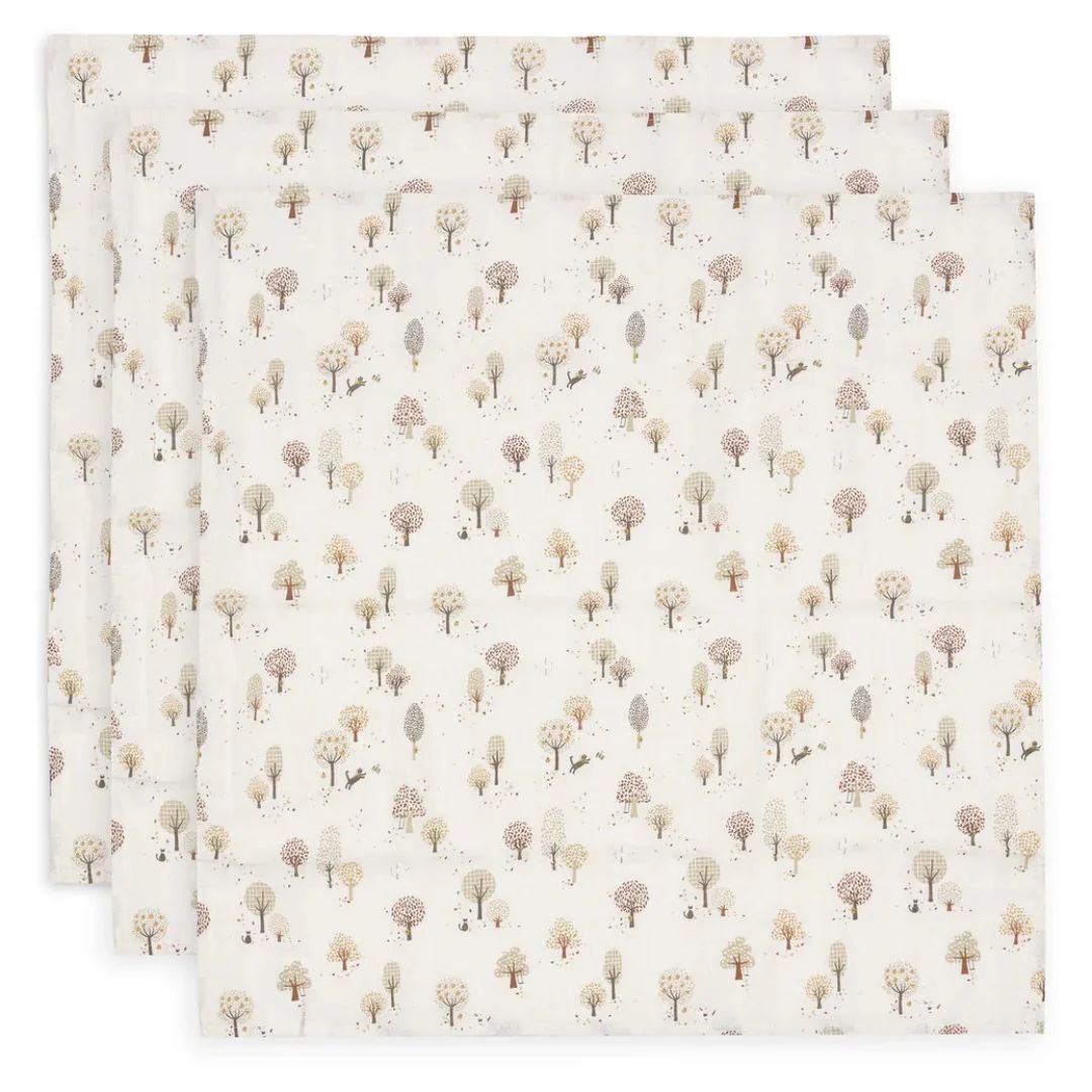 Conjunto de 3 Musselinas 70x70cm Tiny Park