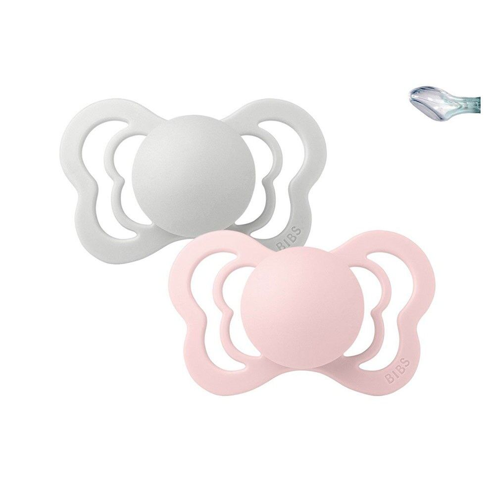 2 Chupetas Bibs Couture Silicone
