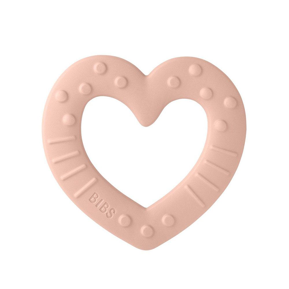 Mordedor Bibs Baby Bitie Heart Blush