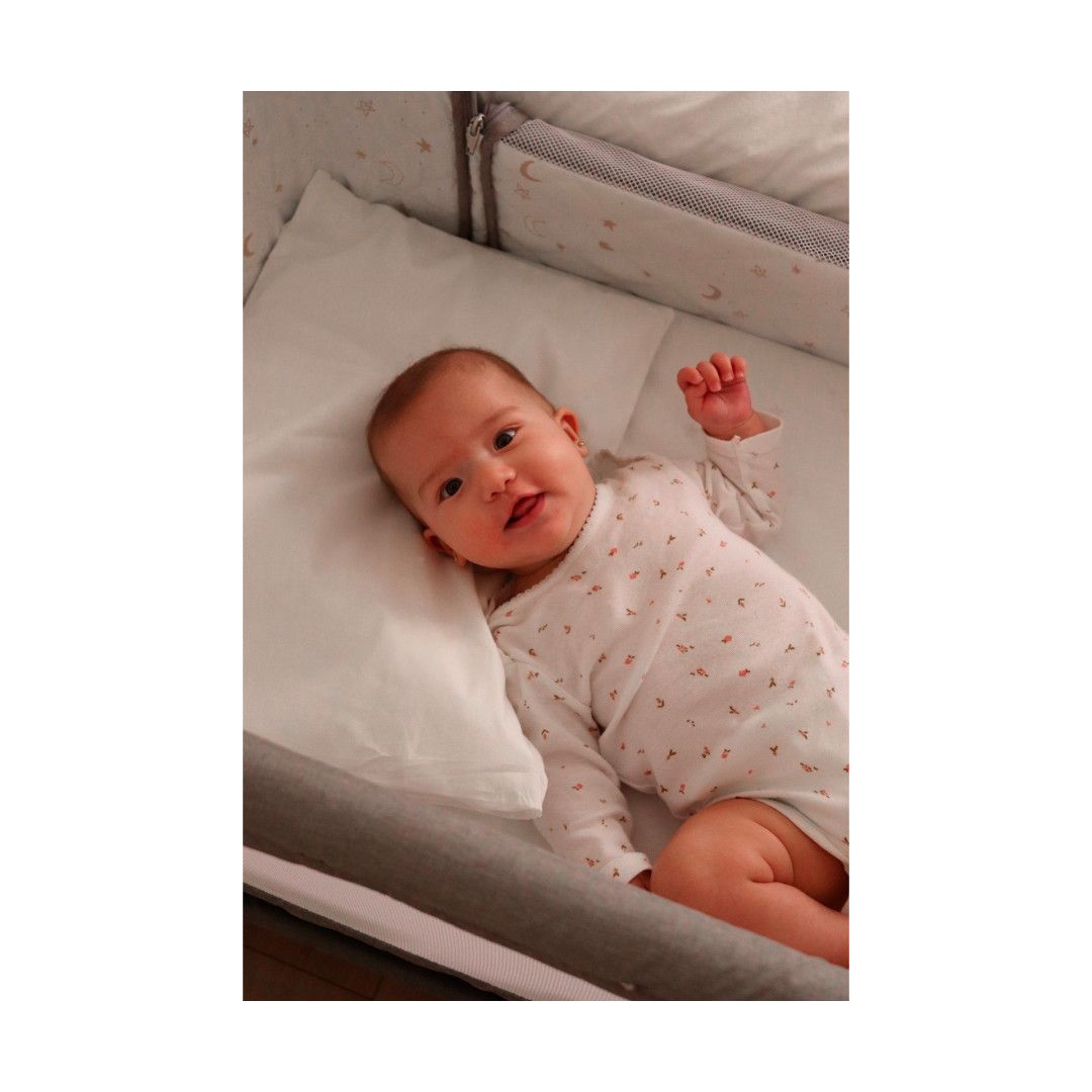 Berço Cosleeping Swing Cinza Escuro