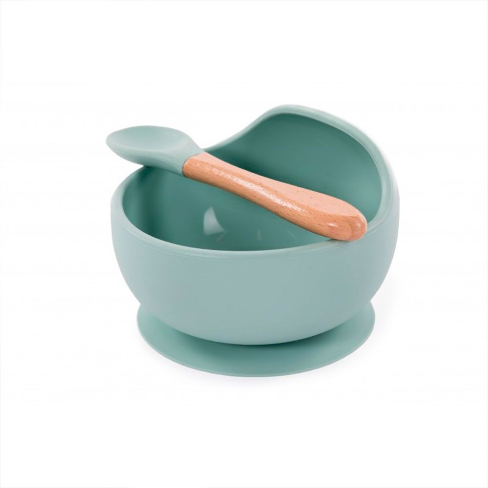 Bowl Silicone C/ventosa E Colher