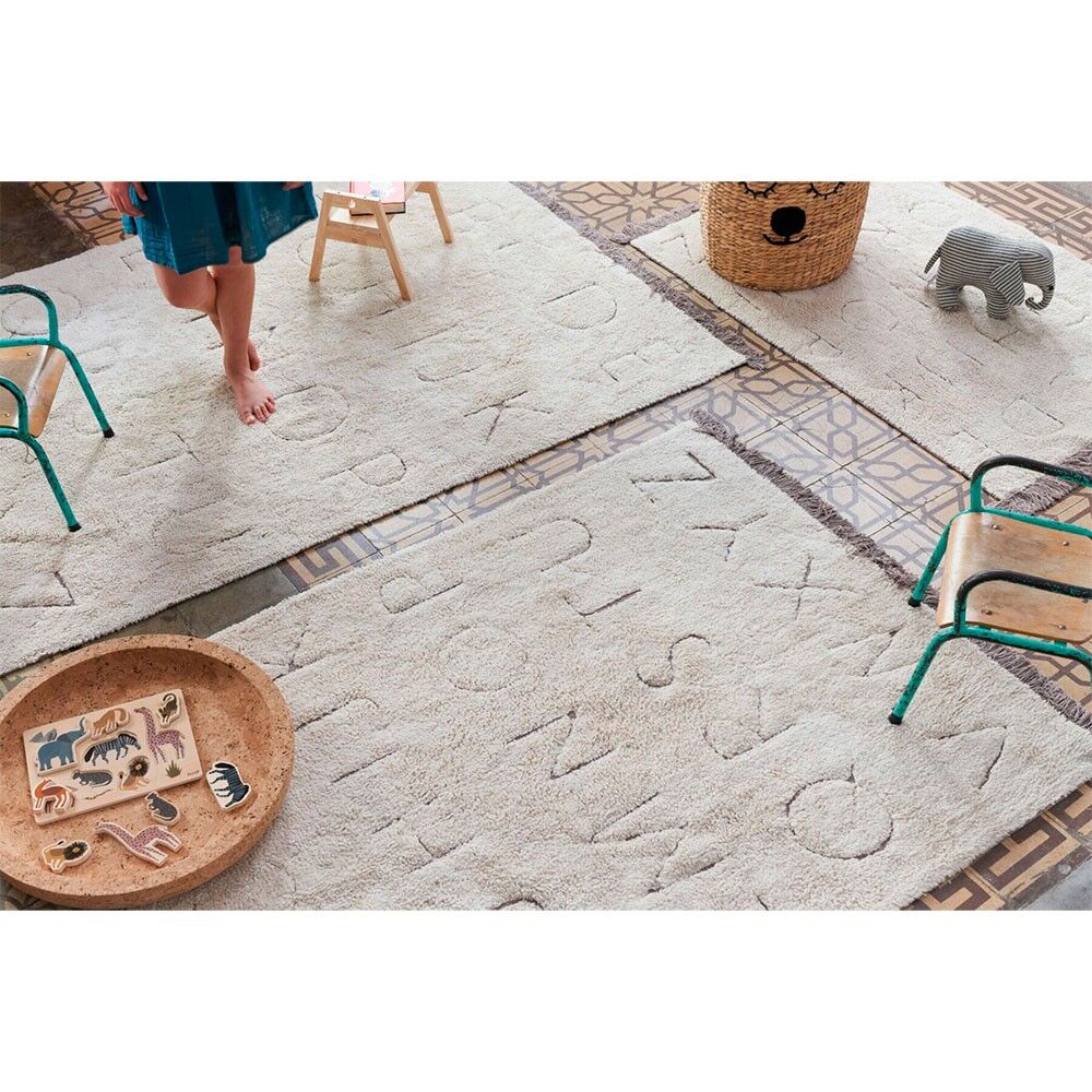 Rugcycled Wash Rug Abc M 140x200